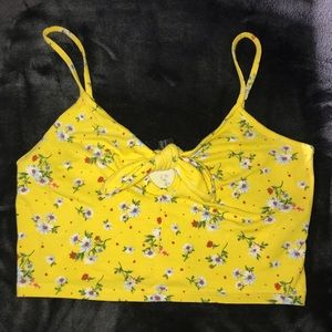 Floral crop top